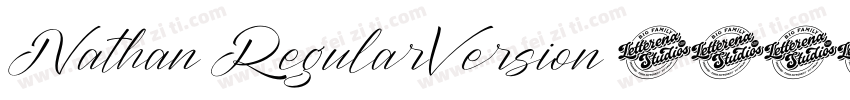 Nathan RegularVersion 1002字体转换